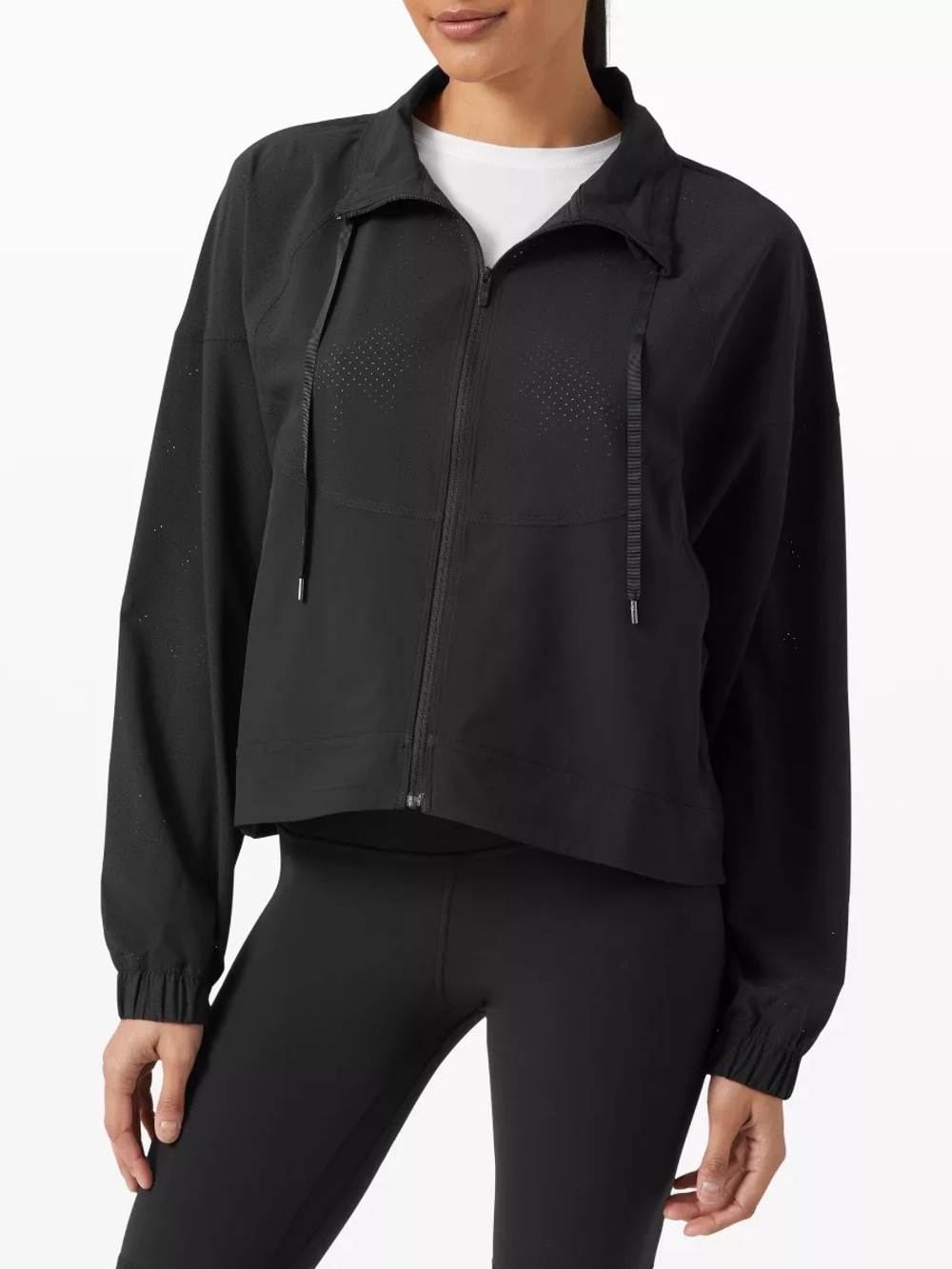 Lululemon In Depth workout athleisure Jacket Black Size 6